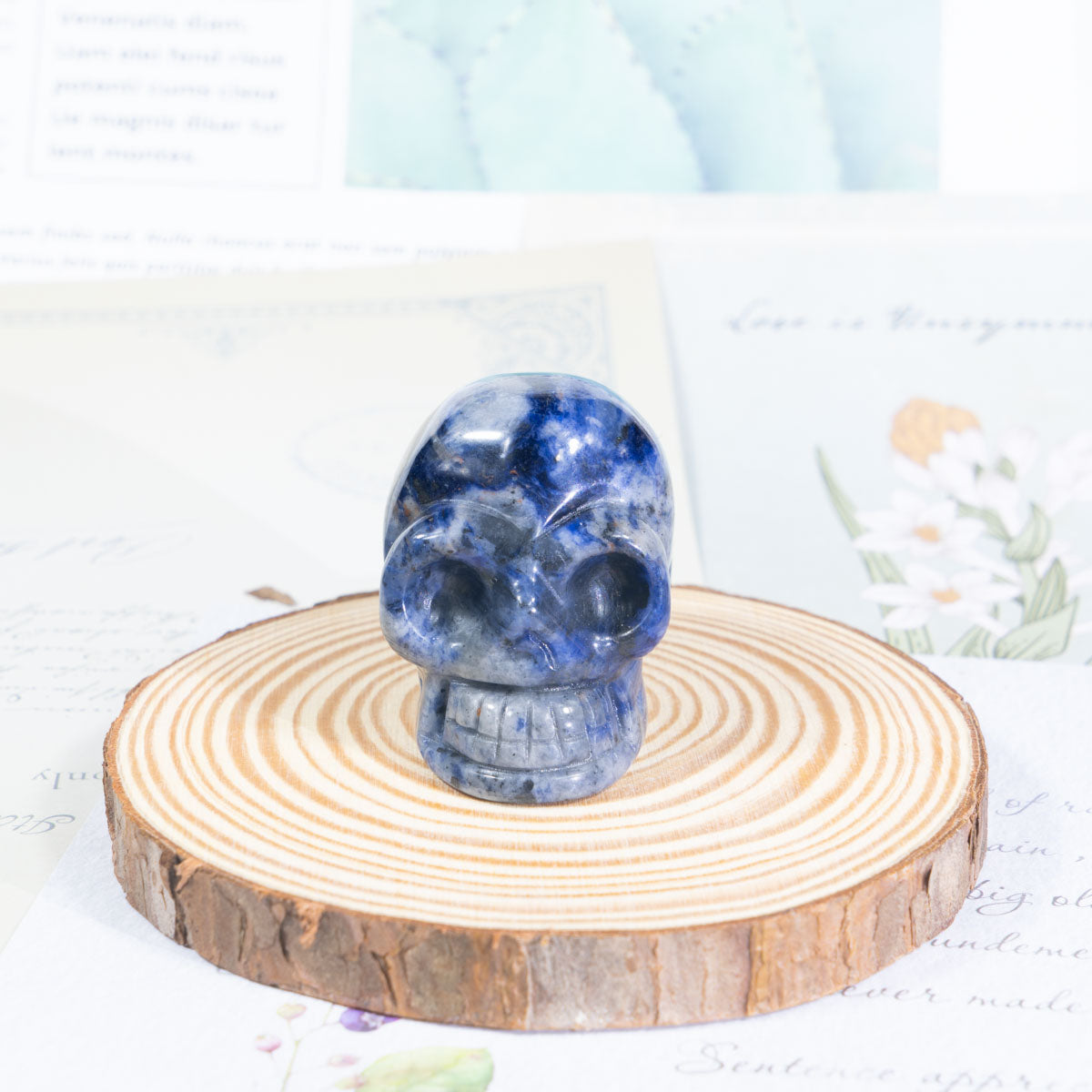 2-Inch Sodalite Skull In Bulk