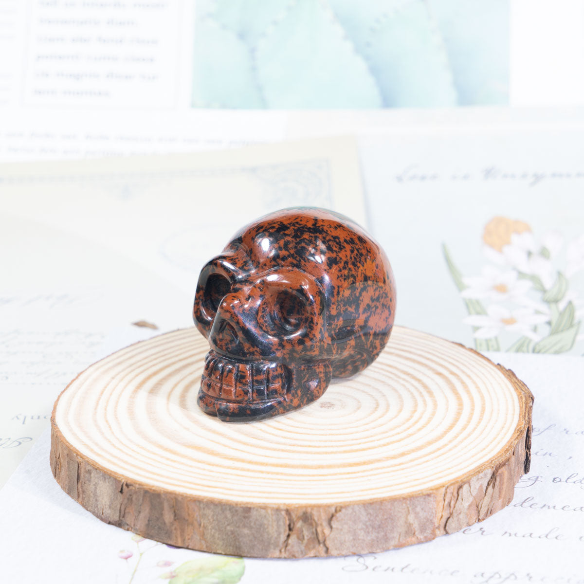 2-Inch Red Obsidian Skull In Bulk