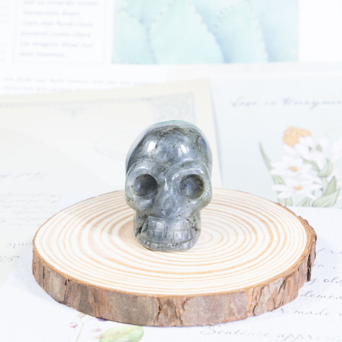 2-Inch Labradorite Skull In Bulk