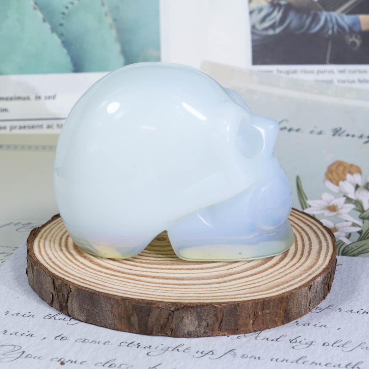 3-Inch Opalite Skull In Bulk