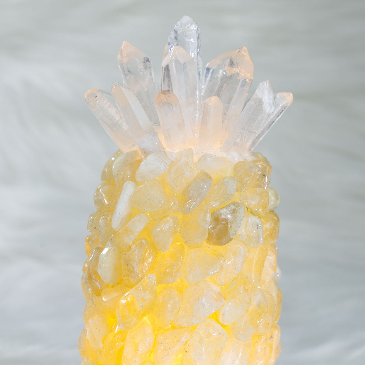 Citrine Chips Pineapple  Lamp In Bulk