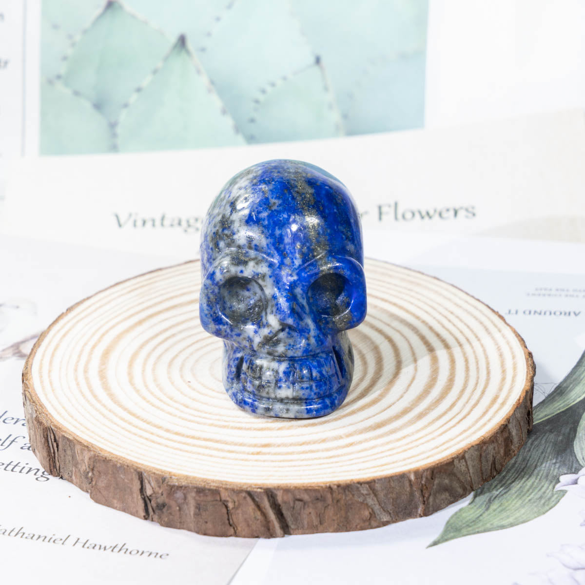 2-Inch Lapis Lazuli Skull In Bulk