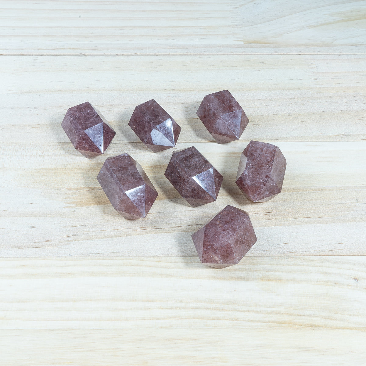 4.5cm Strawberry Quartz Little Double-point In Bulk