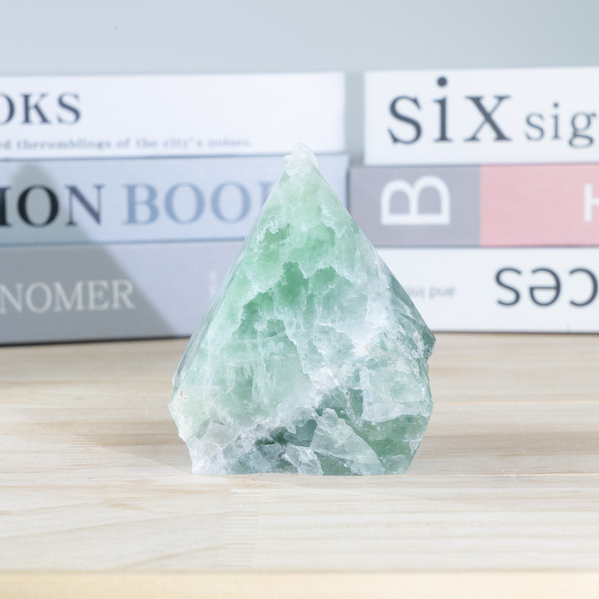 Green Fluorite Rough Stone Point In Bulk