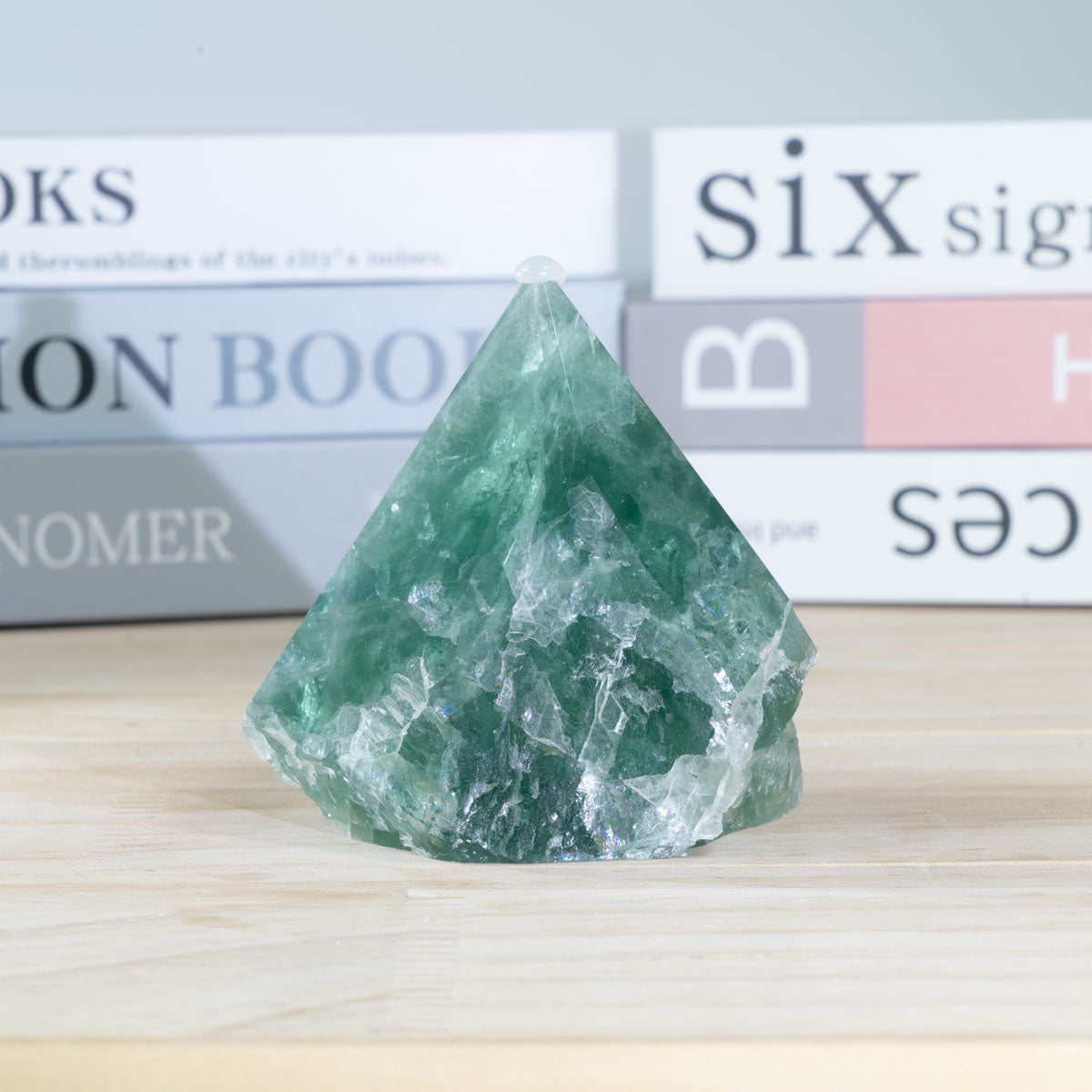 Green Fluorite Rough Stone Point In Bulk