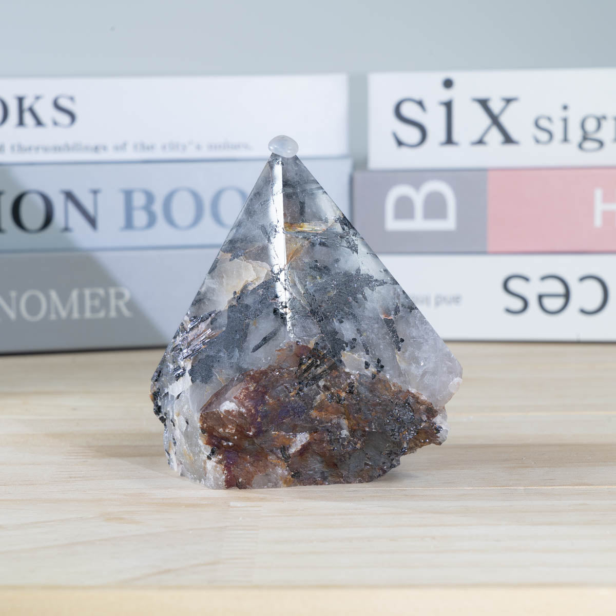 Black Tourmaline Quartz Rough Stone Point In Bulk