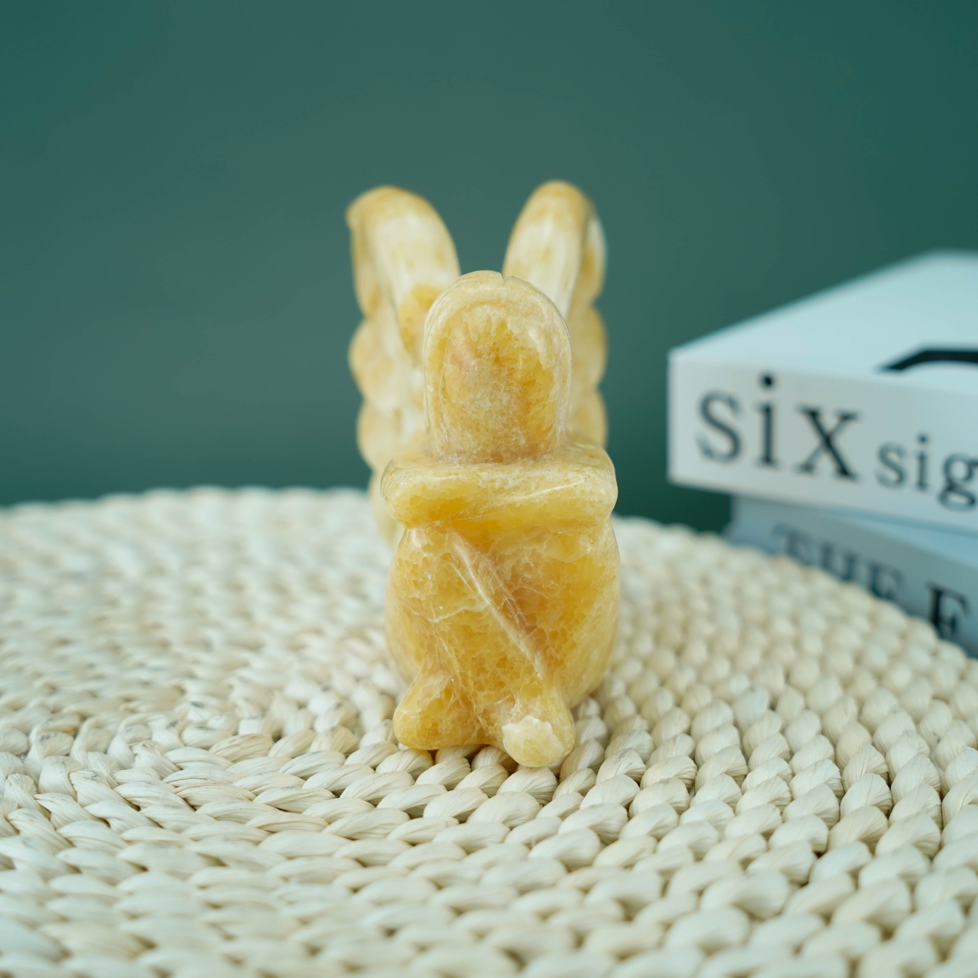 3.5 inch Yellow Calcite Flower Fairy