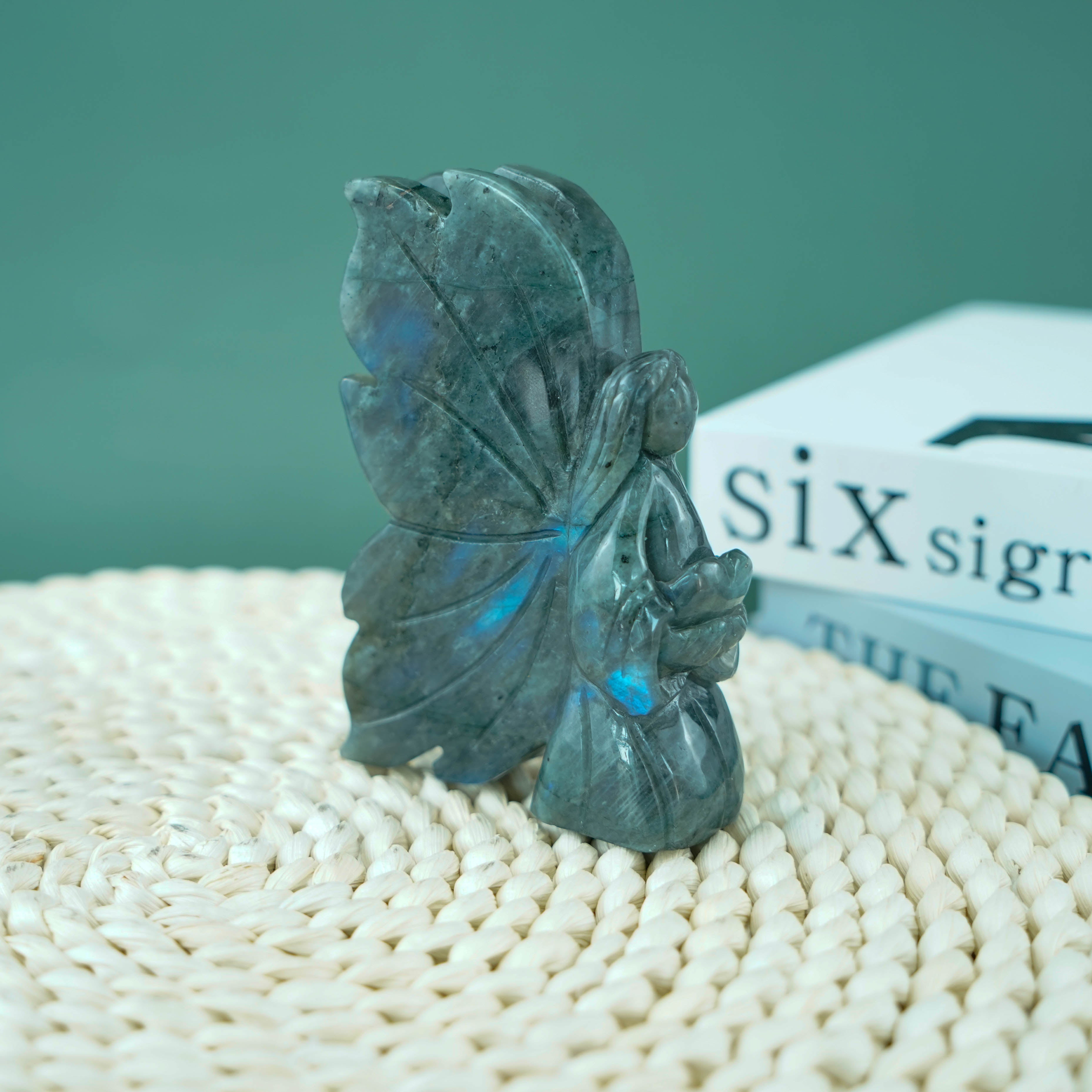 4.5 inch High Flashlight Labradorite  Flower Fairy