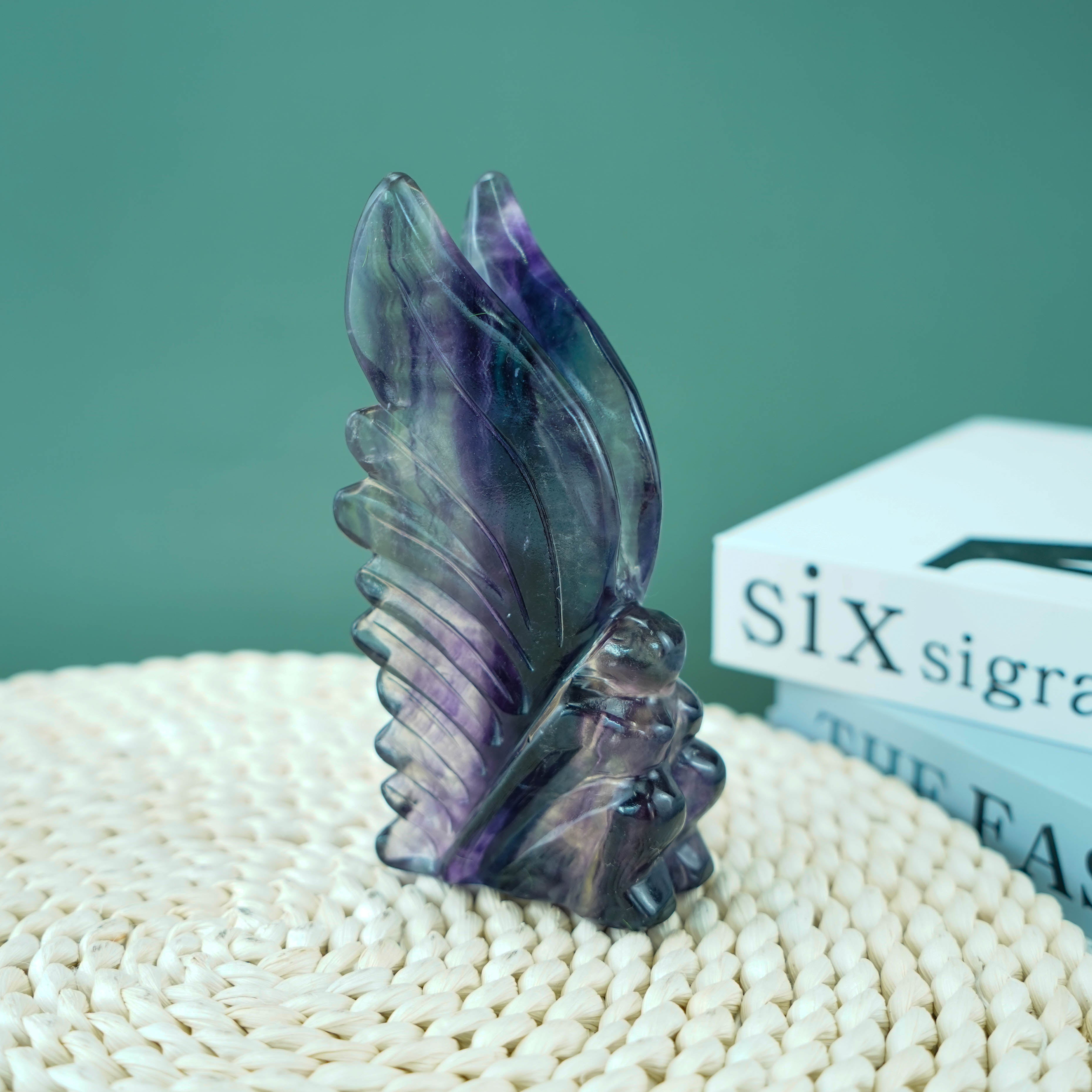 5.5 inch Purple Fluorite Flower Fairy