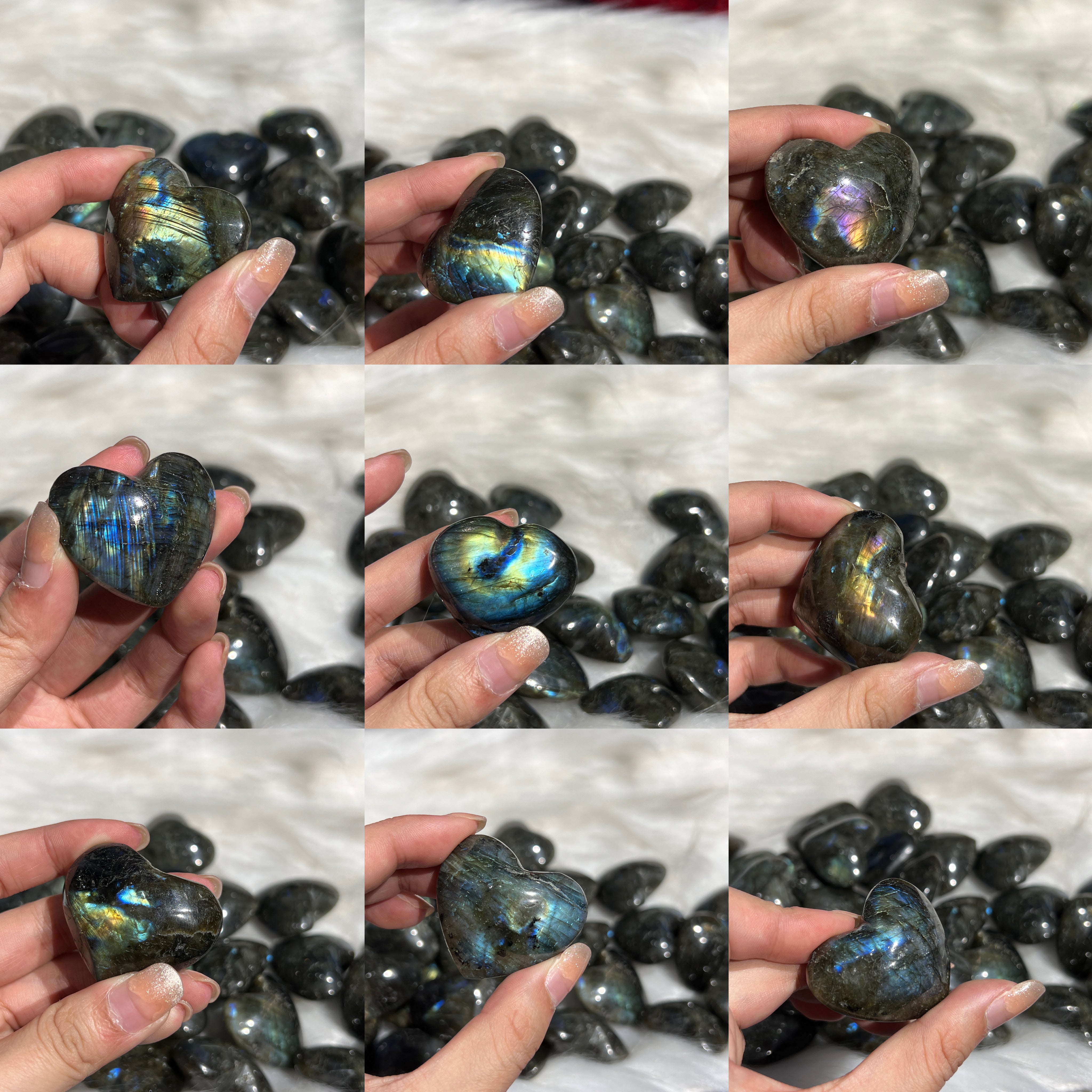 Labradorite Heart For Sale